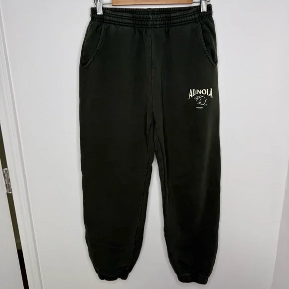 ADANOLA Dark Olive Green Jogger Sweatpants - Picture 2 of 7